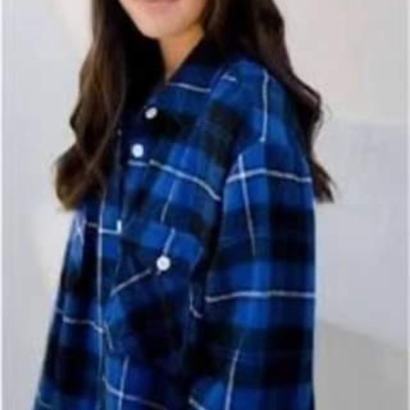 The Roster Blue Horizon Shacket - Picture 3 of 3